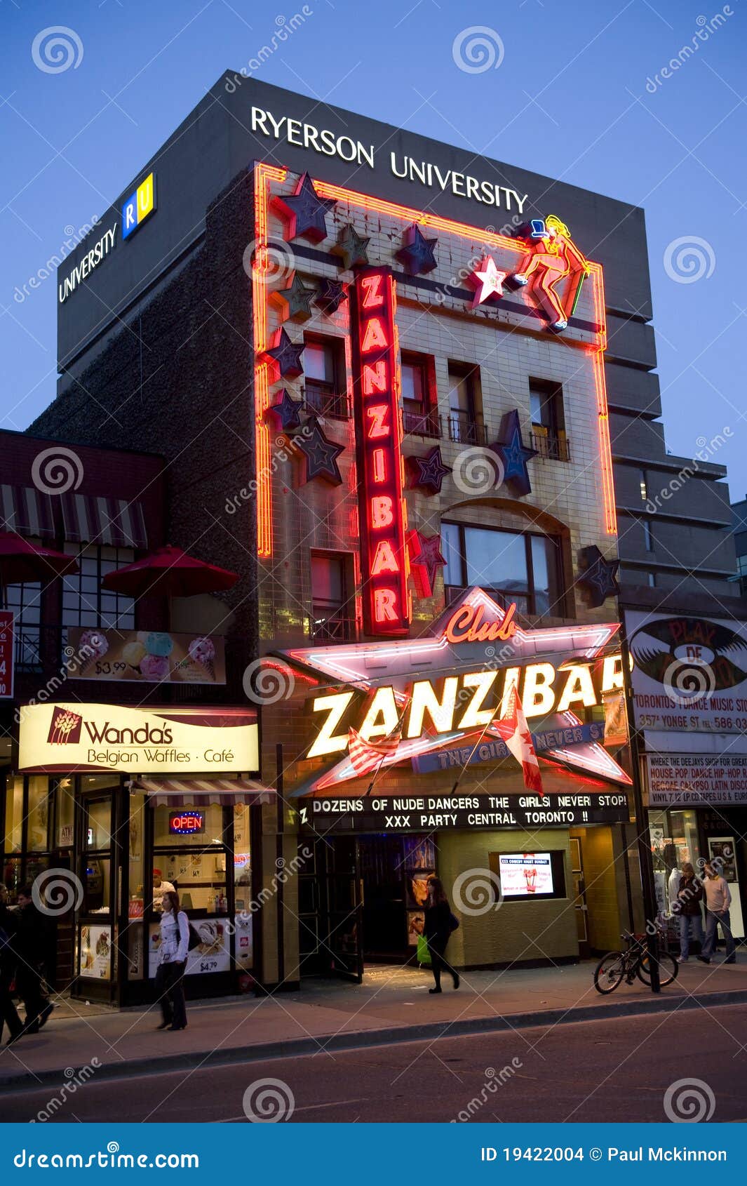 Strip Toronto Club Zanzibar